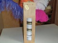 Special Noël !!!  Coffret de 4 terrines d'autruche de 180g chacune